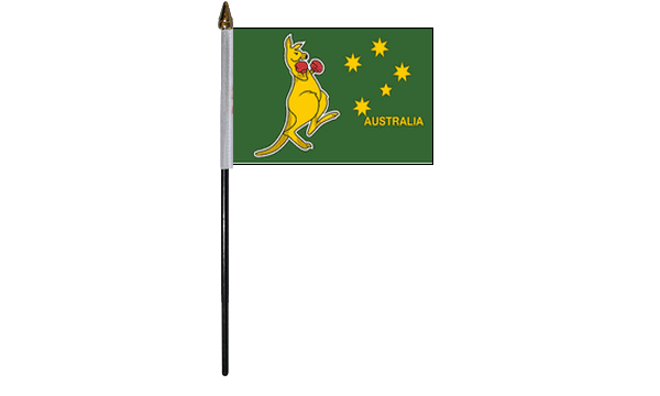 Boxing Kangaroo Table Flags